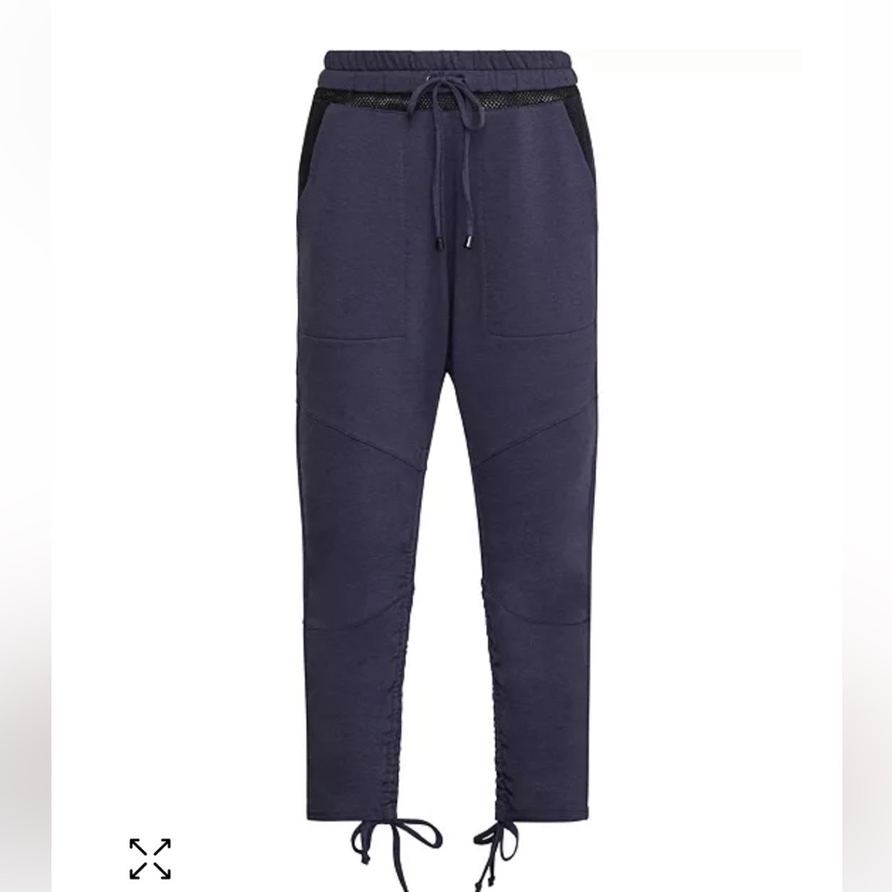 Matching set - BCBGMAXAZRIA Mesh-Inset Jogger Pants - Picture 4 of 5
